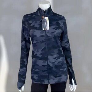 Lole Women's Camo Zip Up Active Sweater Jacket